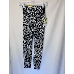 Diane‎ von Furstenberg X Target Cracked Glass Black White Leggings XXS NWT
